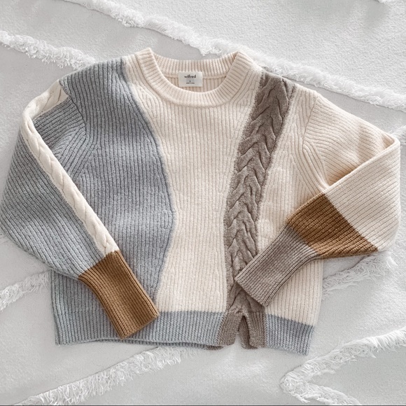 Aritzia Sweaters - Aritzia Wilfred Color Block Sweater